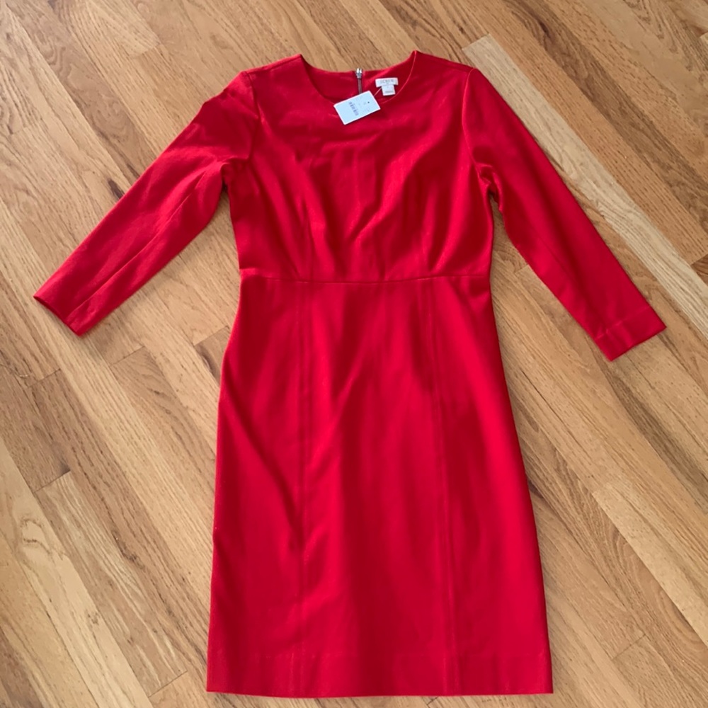 J Crew Size 4 Red Dress